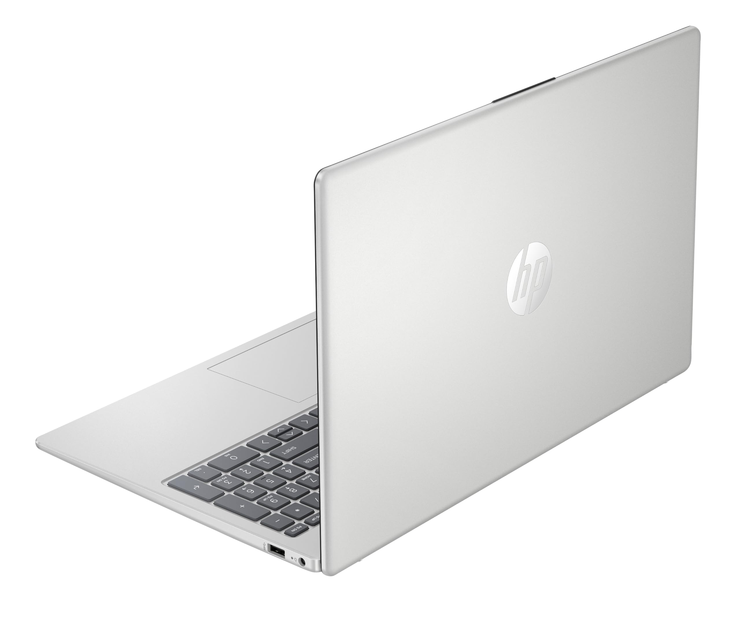 HP 15-fd0005sf Ordinateur Portable 15,6" FHD IPS, PC Portable (Intel Core i7-1355U, RAM 16 Go, SSD 512 Go, Intel Iris XE, Windows 11), Laptop Argent, Clavier AZERTY