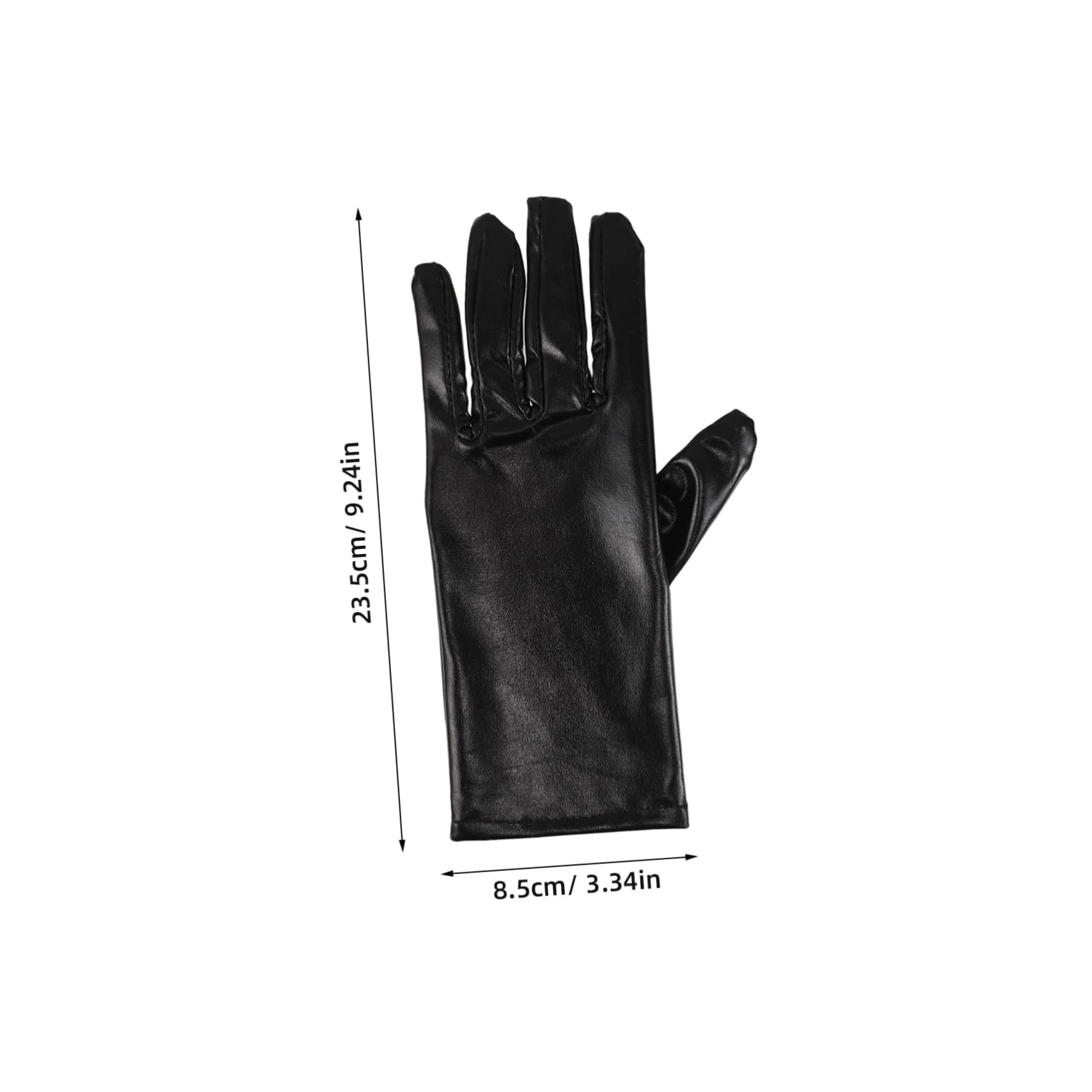 BESTYASH Patent Leather Gloves Fashion Accessory for Women Bridal and Wedding Uv Protection Photo Banquet Cycling Evening Gown