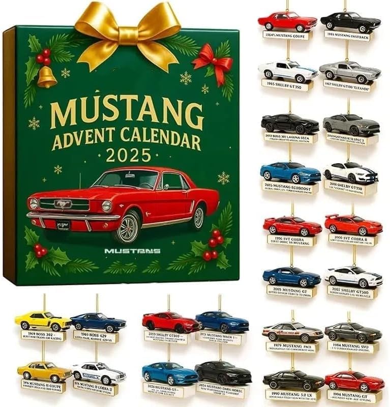 Calendario De Adviento 2025 – 24 Vehículos En Miniatura De Aleación, Decoración Navideña Para Niños Y Coleccionistas, Tamaño 22x26 Cm