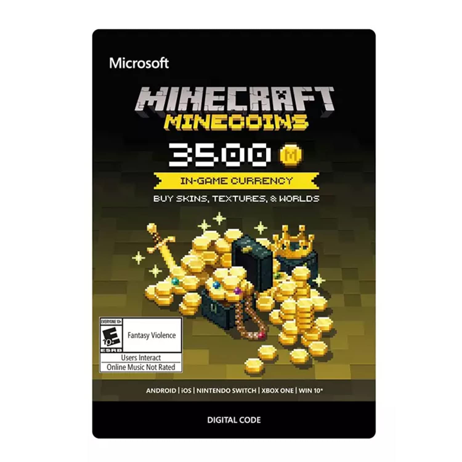 Minecoins Pack for Minecraft-3500 Coins Gift Code (B09KH9GRB8) Amazon Price History, Amazon Price Tracker