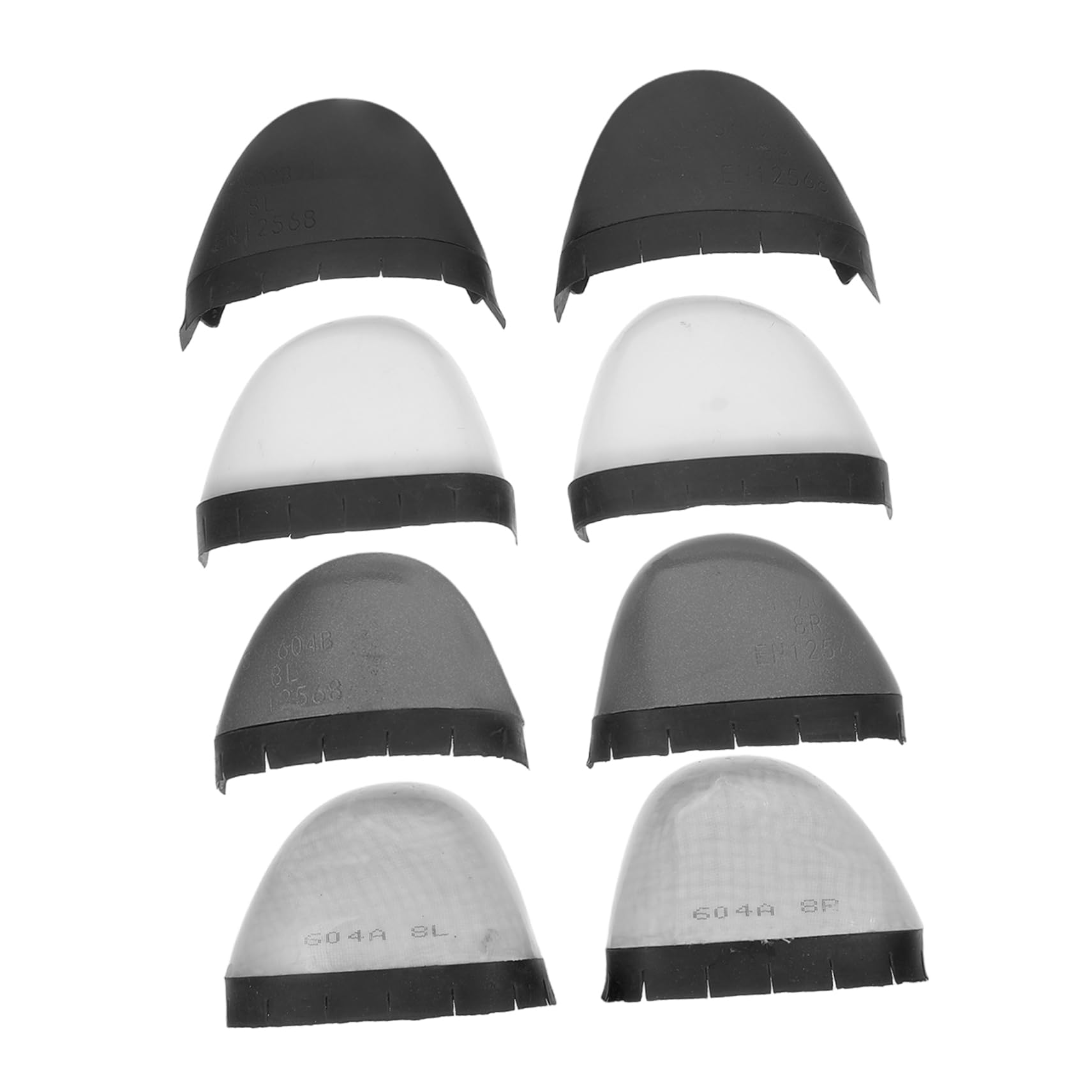 Alipis 4 Pairs Steel Toe Inserts Safety Toe Caps for Shoes Work Shoes Unisex Size 41