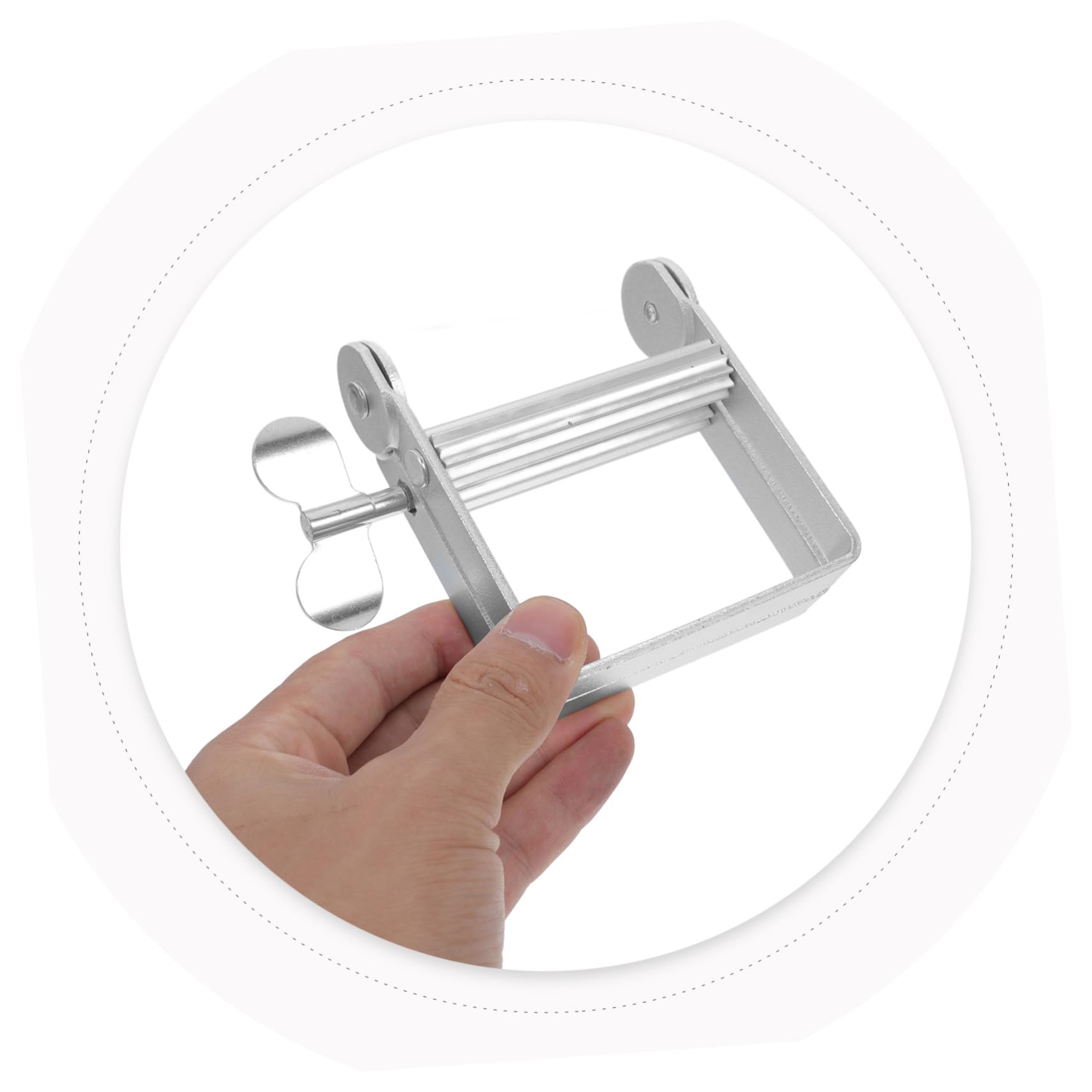 VALICLUD 2piezas Exprimidor de Pasta de Dientes de Acero Inoxidable Herramienta Exprimidora de Tubos para Tinte de Cabello Exprimidor Manual de Tubos de Pasta de Dientes para Uso el Hogar