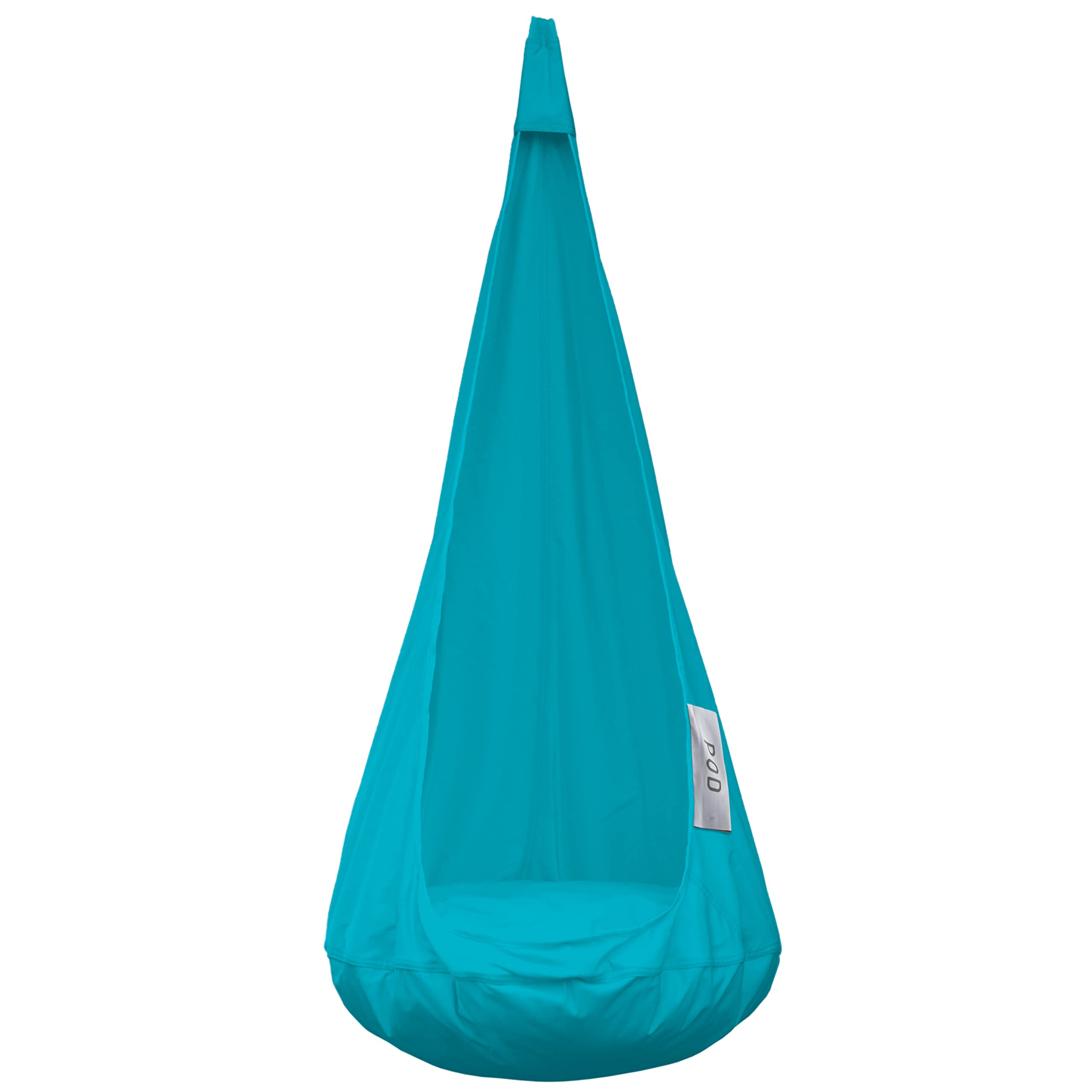 Vivere Cacoon Saucer for Kids – Durable Polyester Fabric, Anodized Aluminum Ring, Built-in Cushion, Easy Setup &amp; Storage – Comfortable Hanging Pod for Children 10 &amp; Under (Candy Floss)