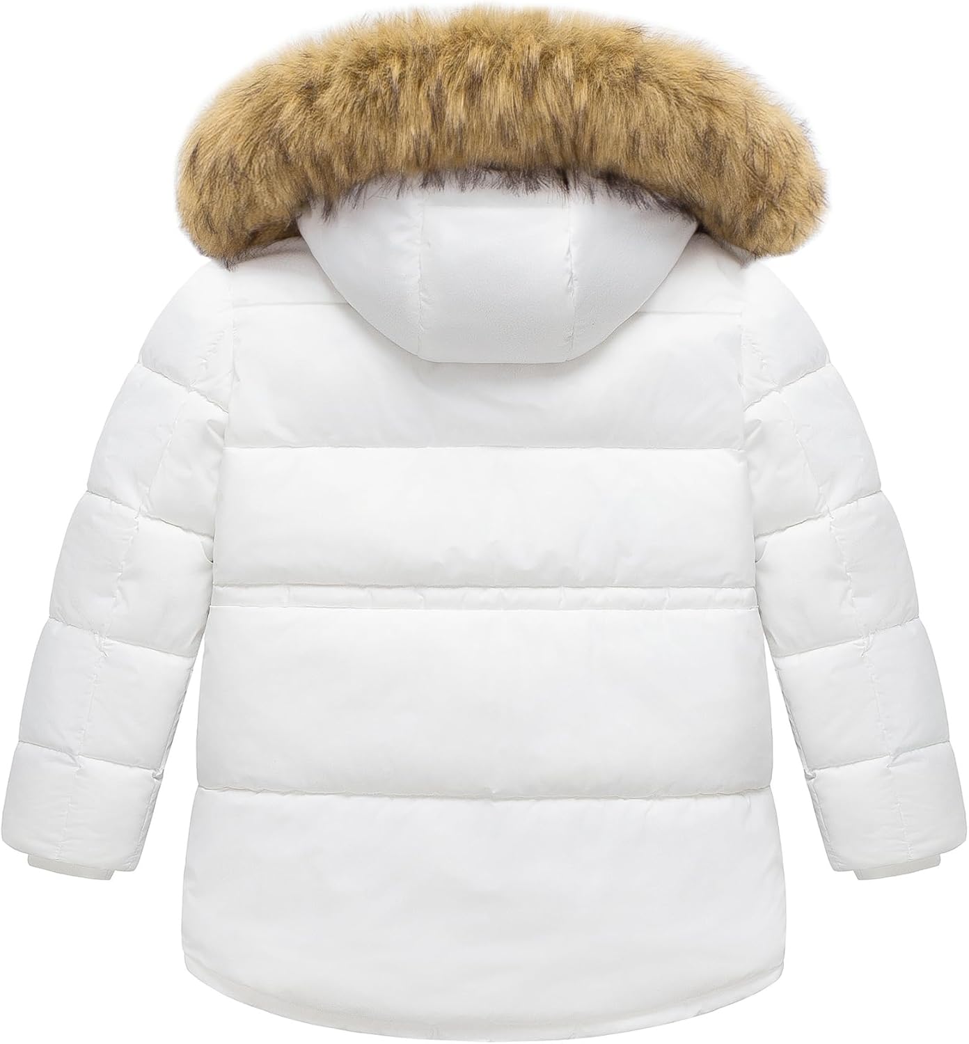 Boy's Winter Coat Waterproof Kids Puffer Jacket Thicken Parka Fleece Lined Bubble Ski Snow Outerwear with Fur Hood - Image 2