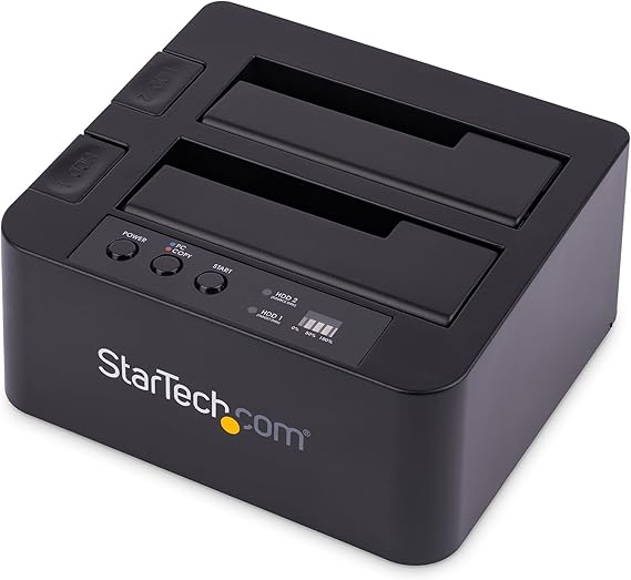 Standalone Hard Drive Duplicator, Dual Bay HDD/SSD Cloner