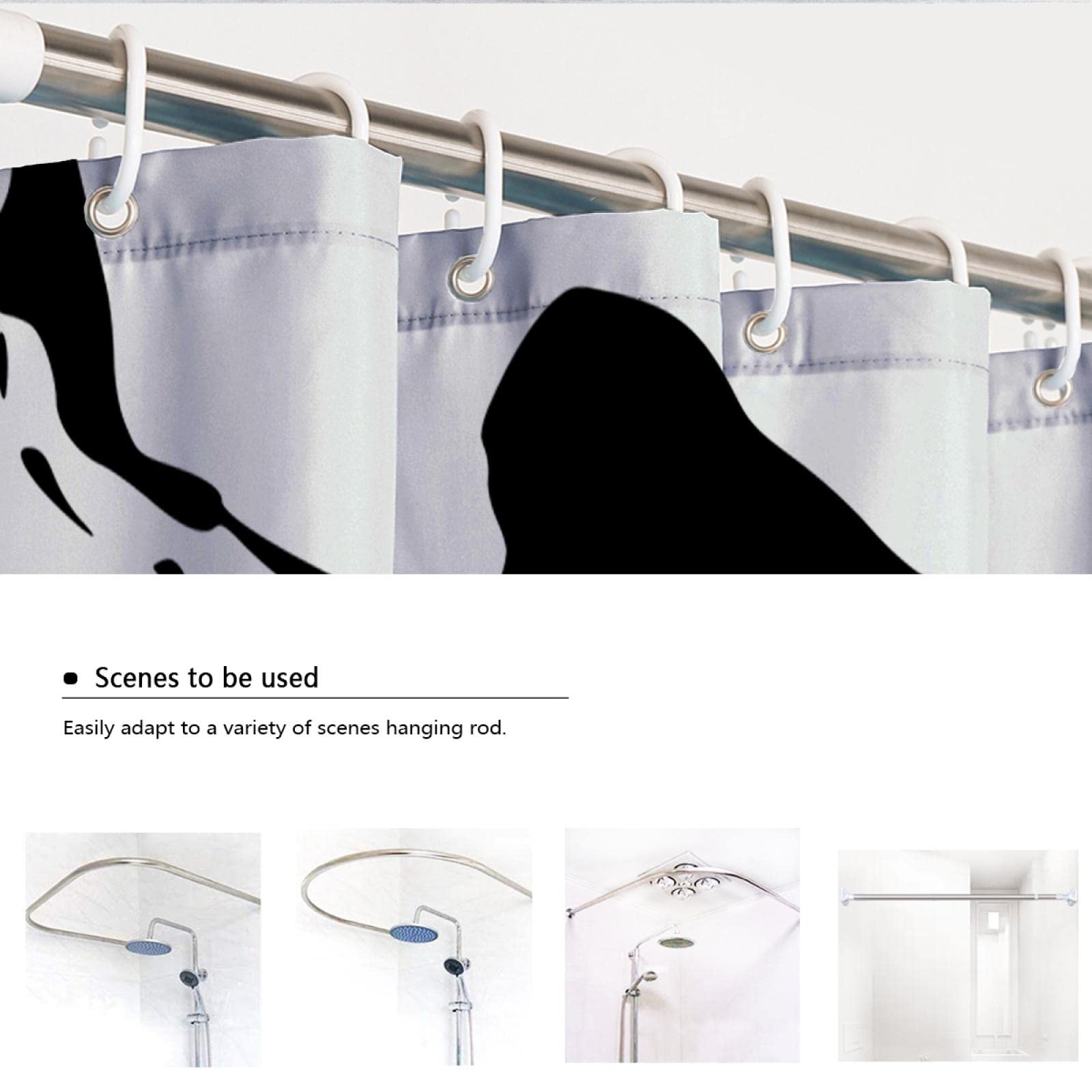 Dipinti famosi stampati sulla Tende della doccia Donna sputare amore cuore design Tende da doccia per bagno con 12 ganci Durevole 200x200 cm