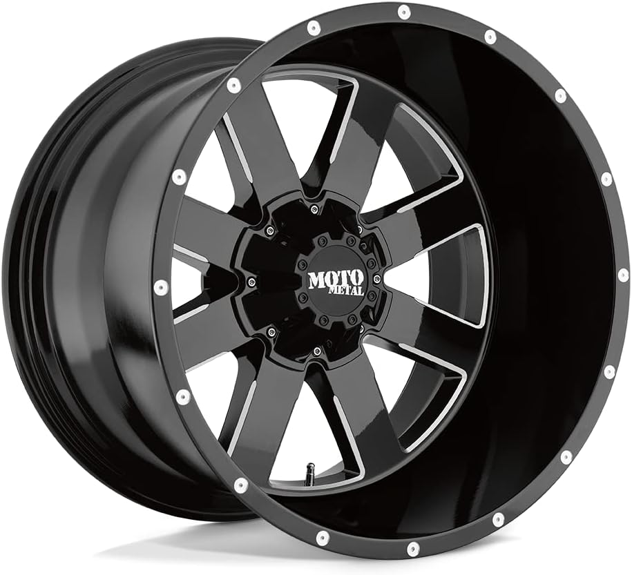 Moto Metal MO962 17X10 5X5.0/5.5 G-BLK MILL -24MM - MO96271035324N