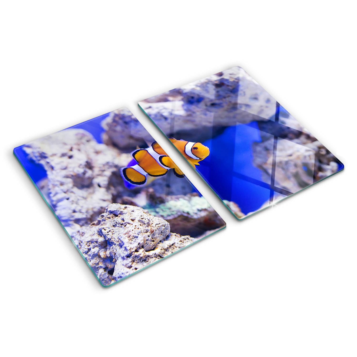 Planche de découpe antidérapante 40x52 cm en verre hygiénique Nemo