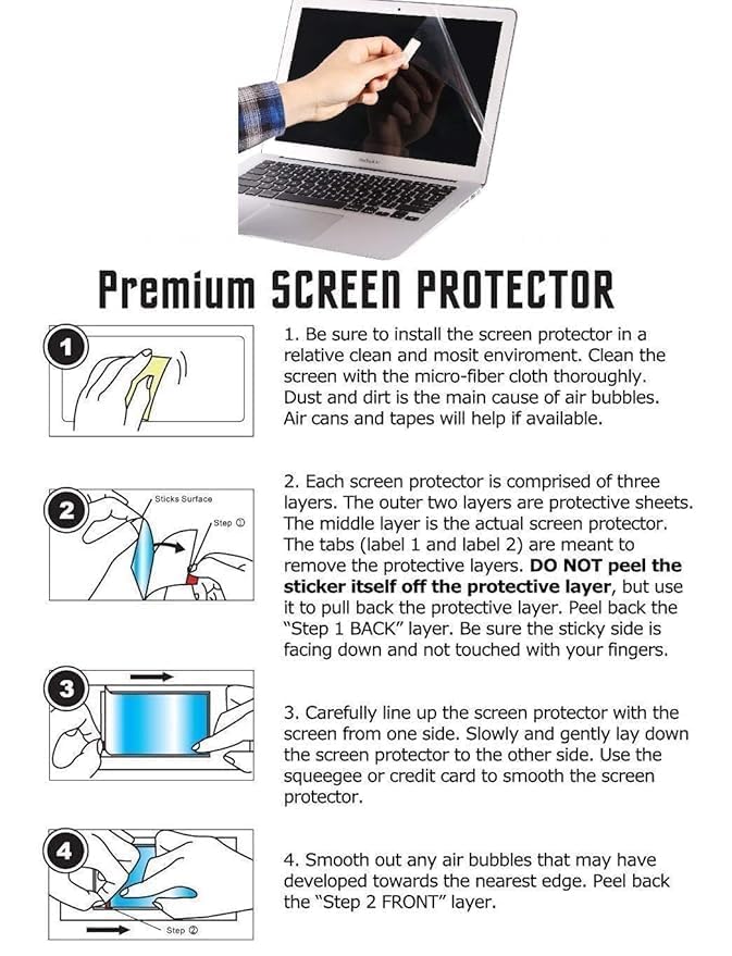 Image of 14 Inch Laptop Screen Guard Compatible with HP ProBook 440 G10 | Anti Glare Scratch Resistant Screen Protector