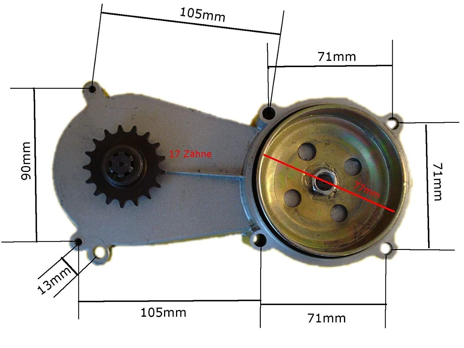 Pocket Bike/Mini Cross/Dirt Bike Antrieb 47/49 1a