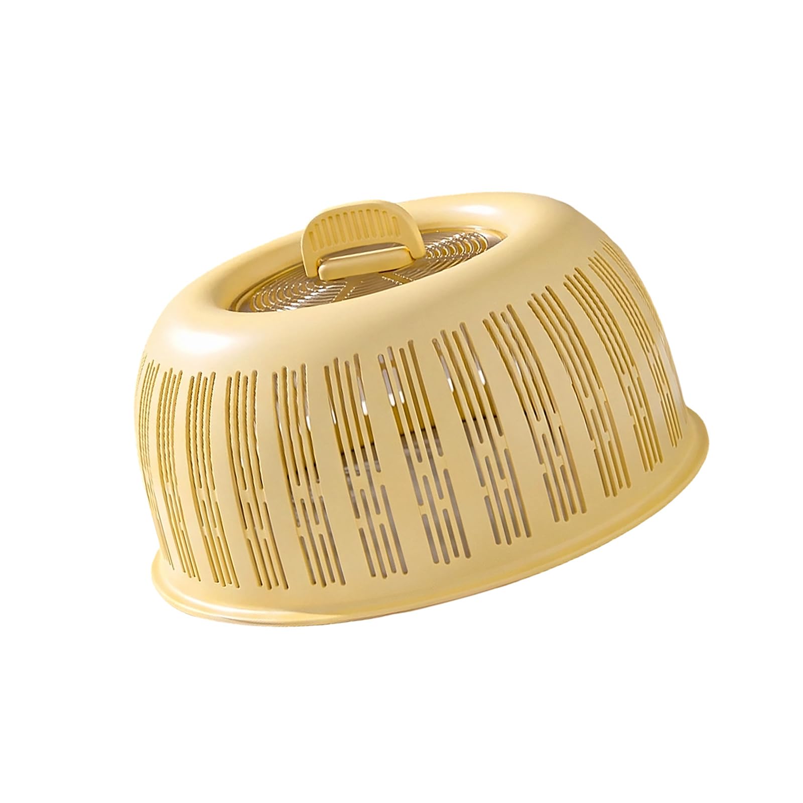 Nucelit Food Protector Dome Sturdy PP Keeps Fruits Vegetables Clean Easy to Carry Food Screen Ventilated Protect