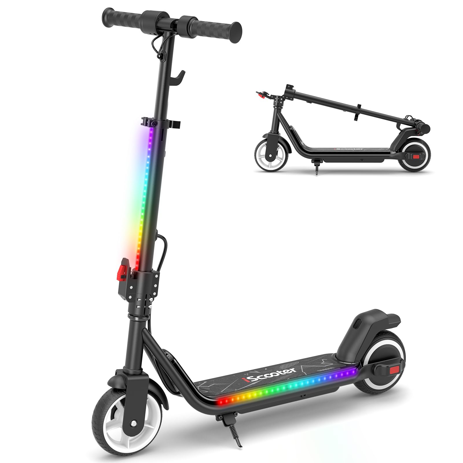 iScooter E Scooter für Kinder von 6-14 Jahren, 6,5