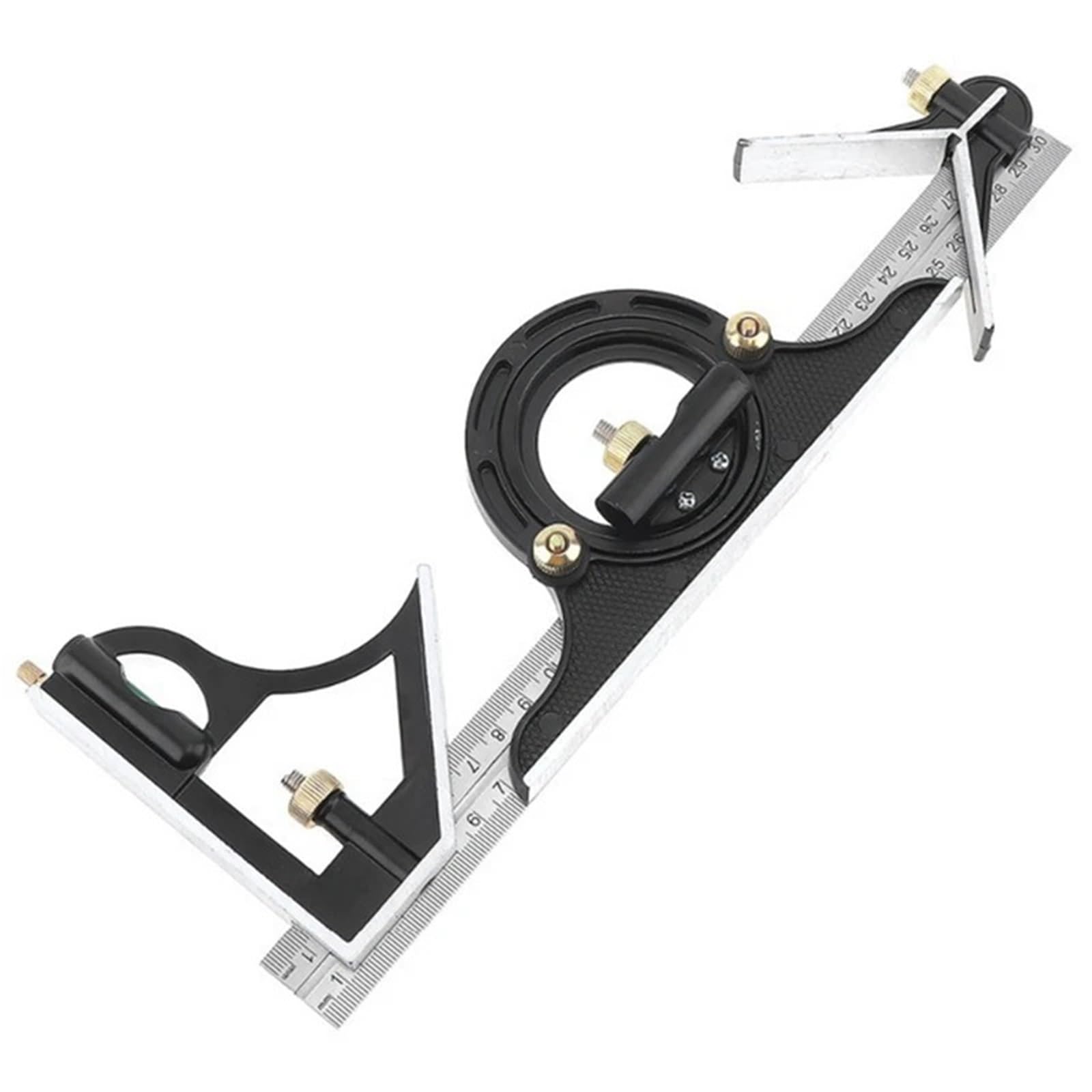 Rapporteur d'angle, Ensemble de règles réglables 3 en 1, combinaison multiple, règle d'angle carré de 300mm, ensemble de mesure, règle universelle, outils de rapporteur à Angle droit