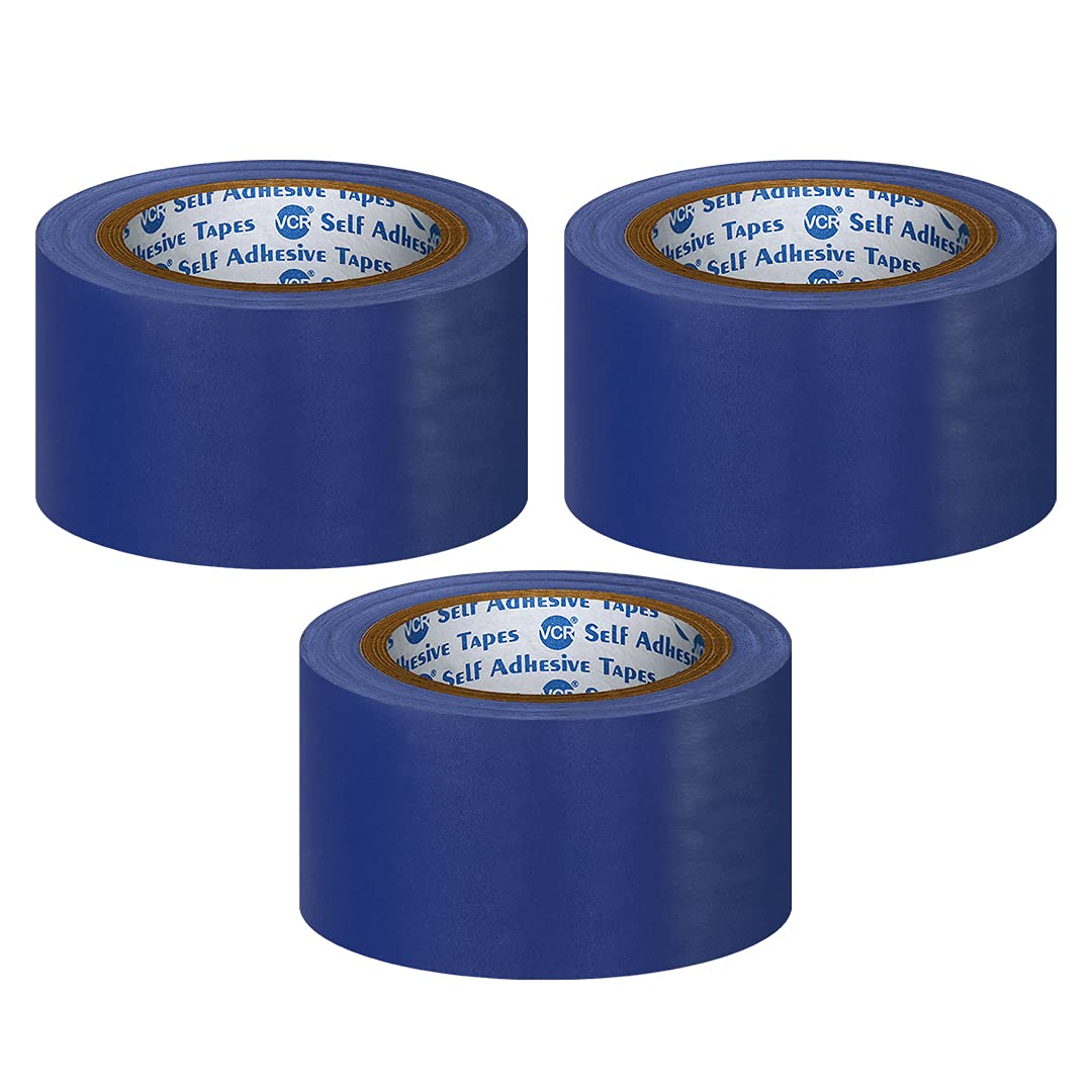 VCR Blue Floor Marking Tape - 18 Meters in Length 48mm / 02" Width - 3 Rolls Per Pack - Waterproof Social Distancing lane Marking Tape for Safety, Hazard and Caution Warnings (B07RVFW3R5) Amazon Price History, Amazon Price Tracker