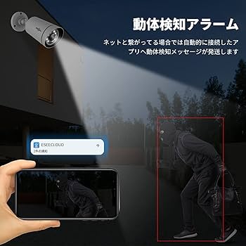 Amazon.co.jp: 【500万画素・POE防犯カメラ・単独使用不可