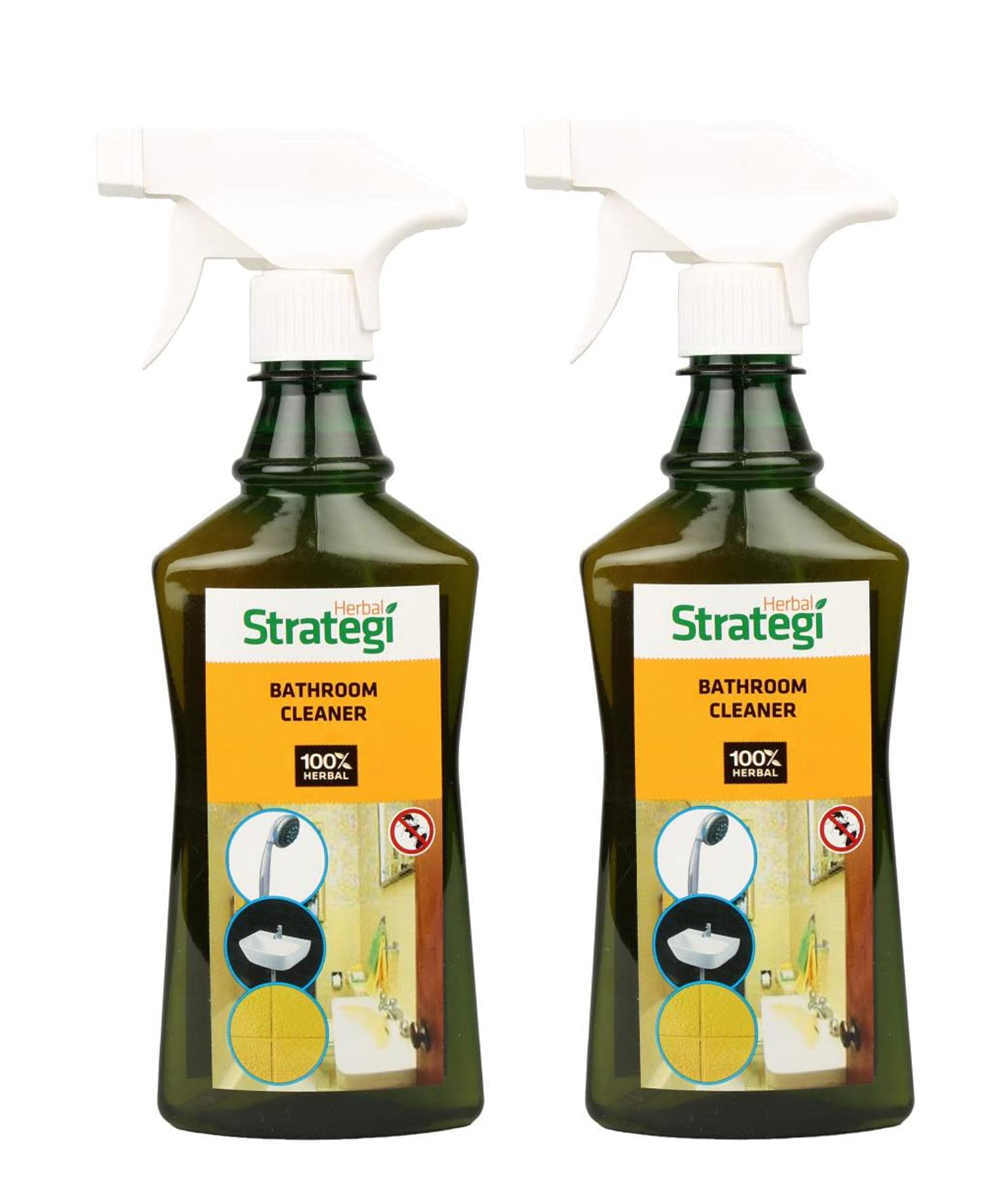Herbal Strategi – Bathroom Cleaner | Spray Bottle |Completely Herbal | Anti-Bacterial & Removes Hard-water Stains| For All Surfaces & Bathroom Fittings | Made with Fragrant Lemon Oils | Eco-friendly & Biodegradable | Skin-Safe, Baby-Safe & Pet-Frie (B092MWHYFT) Amazon Price History, Amazon Price Tracker
