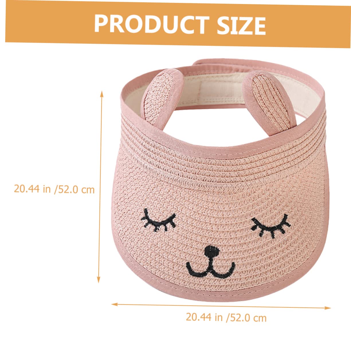 VALICLUD 4 Piezas De Sombreros De Sol Vacíos Sombreros De Playa para Mujeres para Hombres Viseras para para Pequeños para para