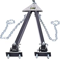 HEIGHYOXPFurniture Universal Heavy-Duty Tow Bar for RV & Car: 5000 lbs Capacity, Adjustable 42.5", 2" Coupler, Rust-Resistant Dinghy Towing