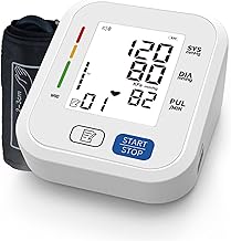 Blood Pressure Monitors Large Cuff - 22-52cm Cuffs - Blood Pressure Machine with Cuff for Upper Arm - Heart Rate Hypertension Monitor for Home Use - Blood-Pressure Monitor with LCD Display