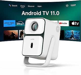 【2025新規・Android TV 11.0搭載】 プロジェクター 天井 500ANSI 1080P フルHD 1.2:1 投影比率 短焦点 10W HiFi スピーカー内蔵 小型 WiFi ブルートゥース chromecast 対応 オートフォーカス/全自動台形補正/スクリーンアジャスト/障害物自動回避/ズーム 防塵 静音 Wanbo T2 Ultra モバイルプロジェクター