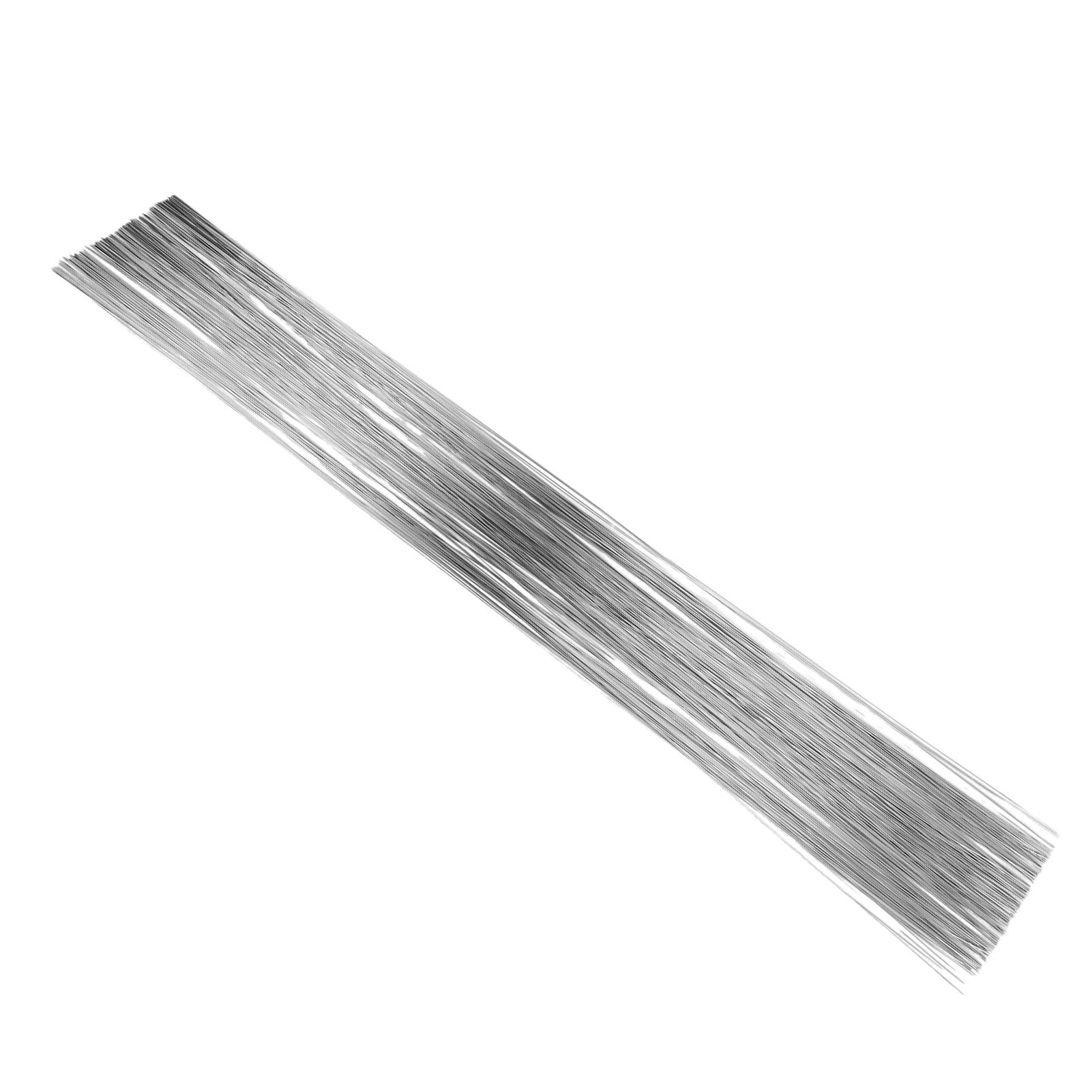 GOWENIC Asta per Saldatura in Acciaio Inossidabile da 1 Mm, Confezione da 100 |Elettrodo Ad di Argon per Cantiere Edile di Officina Agricola
