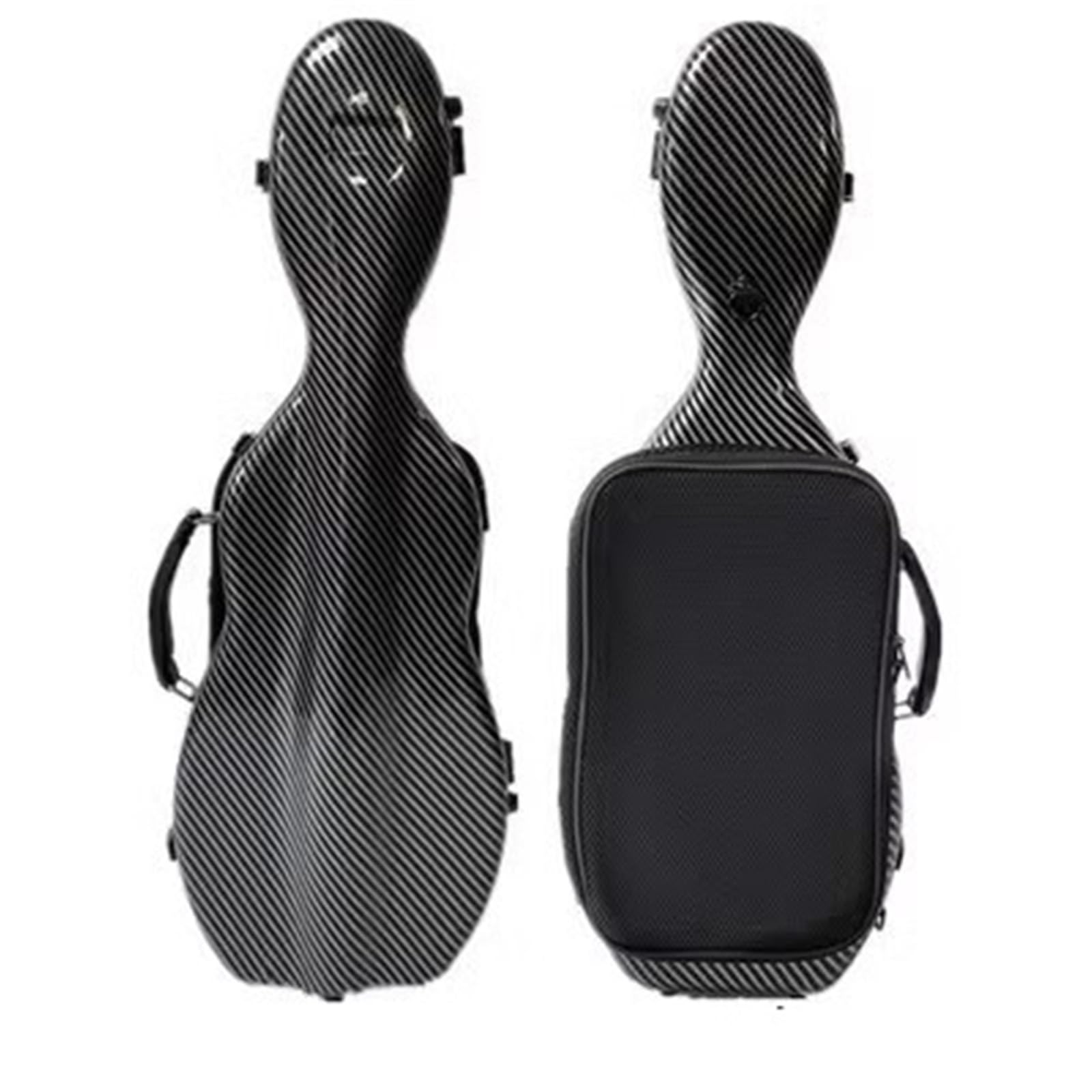 Custodia Per Violino/borsa Posteriore Custodia Per Violino In Fibra Di Carbonio Leggera Con Borsa Per Musica Leggera Custodia professionale per violino(Black)