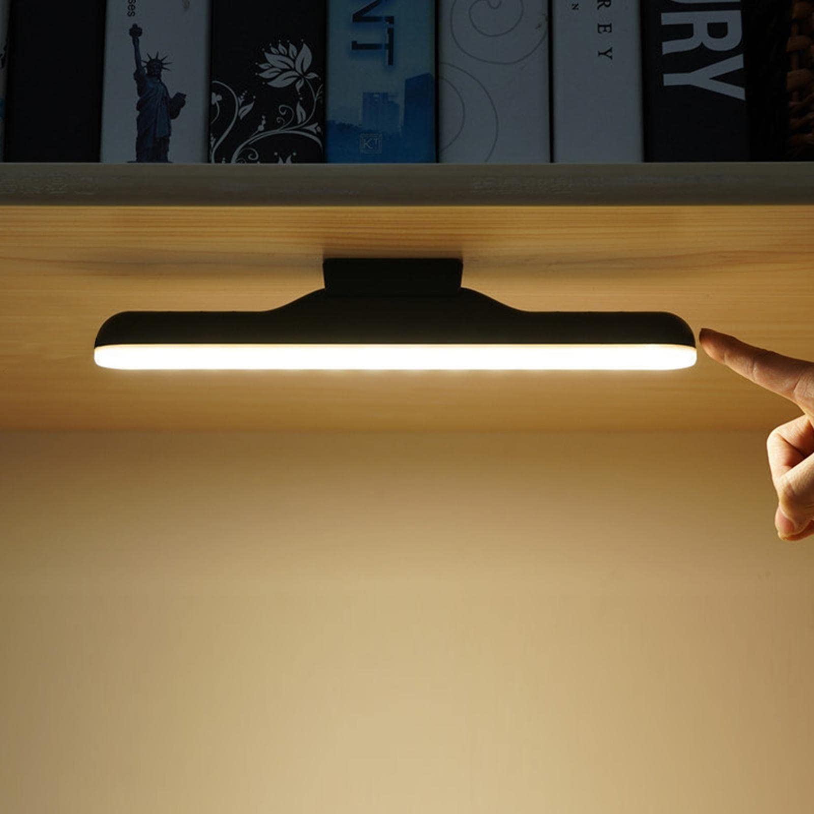 Deno Wireless Portable LED Makeup Light-Dimmable Touch Light Bar with Magnetic LED Front Light USB Rechargeable for Reading, Closet, Cabinet, Makeup Mirror, Bedside, Study Light