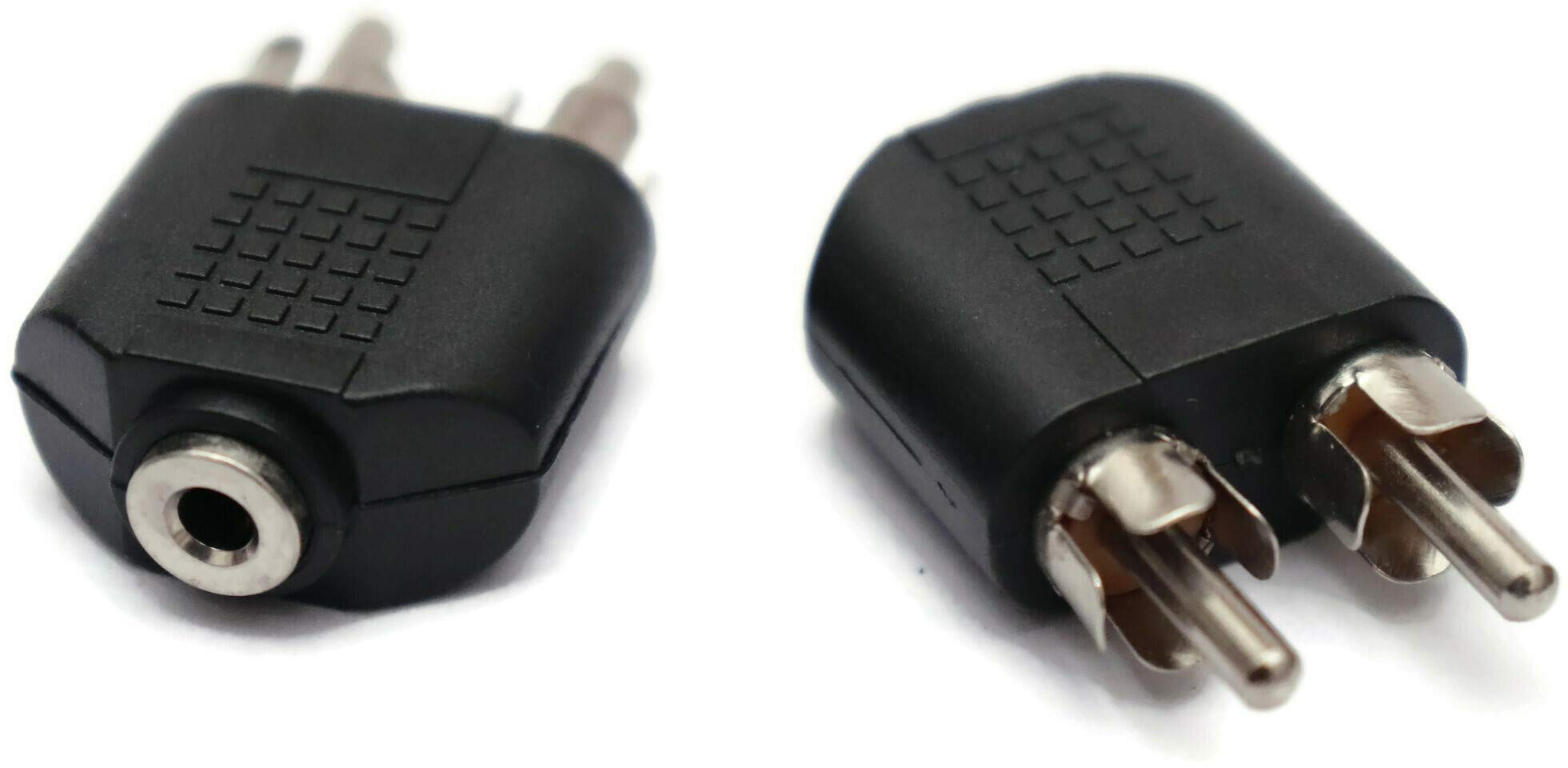 Electronic Spices 2 X RCA MALE TO 3.5MM FEMALE 6.35mm Male to 6.35mm DUAL Female Stereo Headphone Audio Connector- (PACK OF 2) (2 X RCA MALE TO 3.5MM FEMALE) (B07W3P9G93) Amazon Price History, Amazon Price Tracker