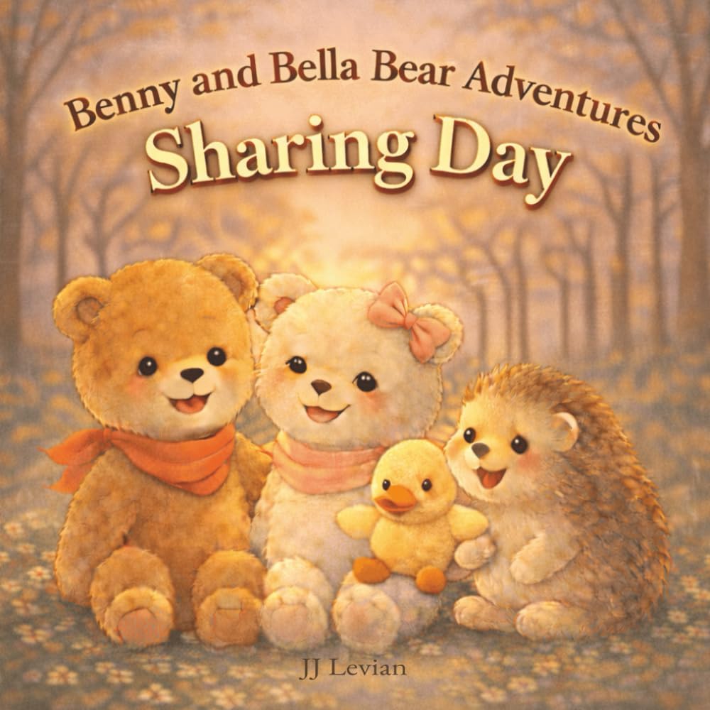 Benny and Bella Bear Adventures Sharing Day.: A Gentle Children's Picture Book About Sharing, Kindness, Friendship, Empathy, Inclusion, and Learning ... Aged 4-7 (Benny and Bella’s Cozy Stories)