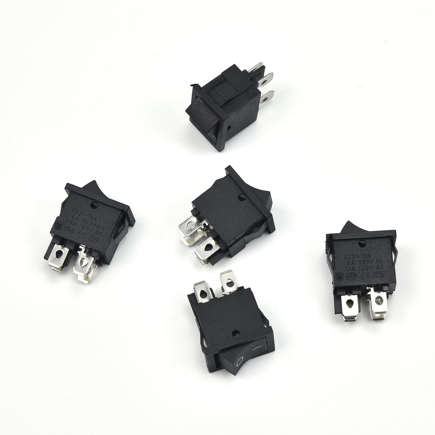 10Pcs 21x24mm RLEIL RL3-2 4Pin ON-OFF 2-Position DPST - Foto 4