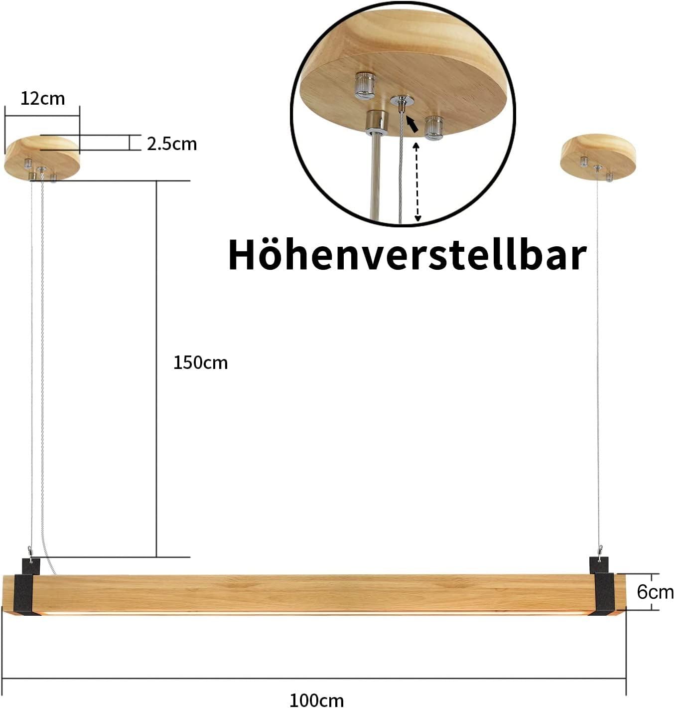 Houten LED Hanglampen Verstelbaar kopen? ✔️ Vergelijk de beste aanbiedingen
