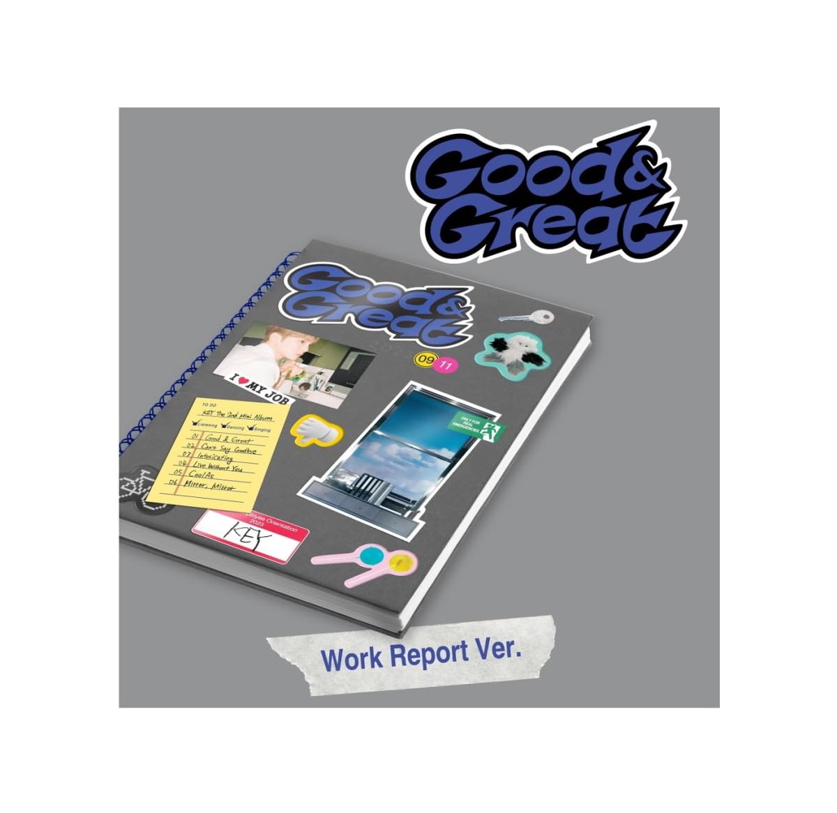 Album SHINEE Good & Great Version Work Report avec cadeau exclusif de notre boutique