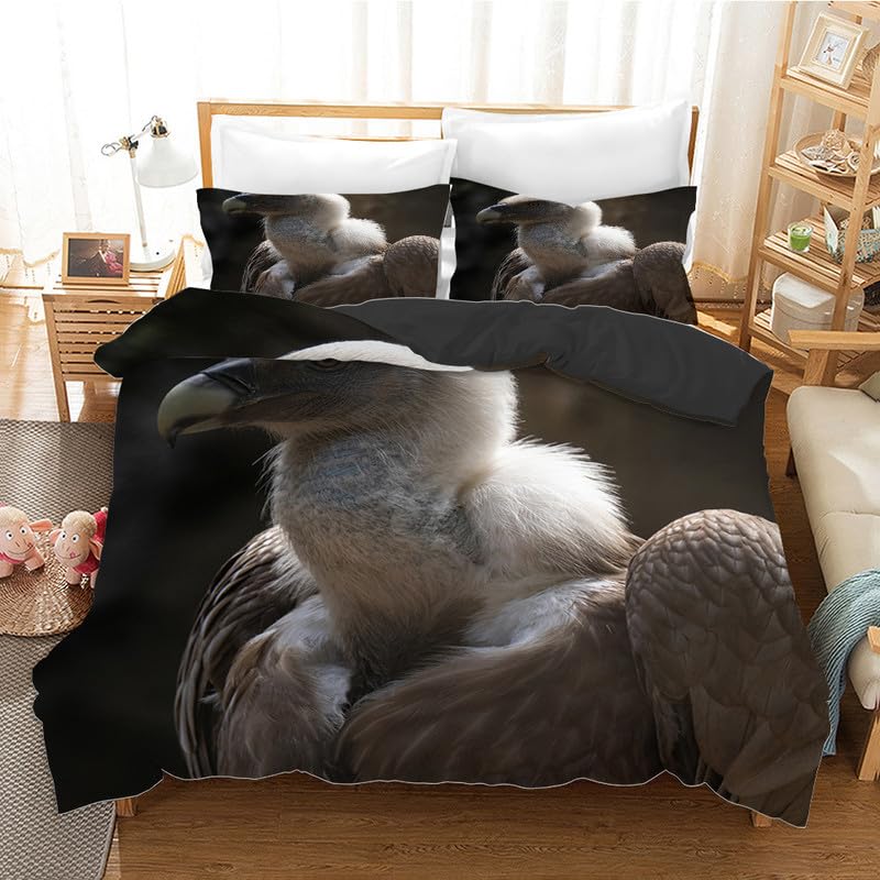 Cadeau homme et décoration mariage : parure de lit 240 x 260 oiseaux