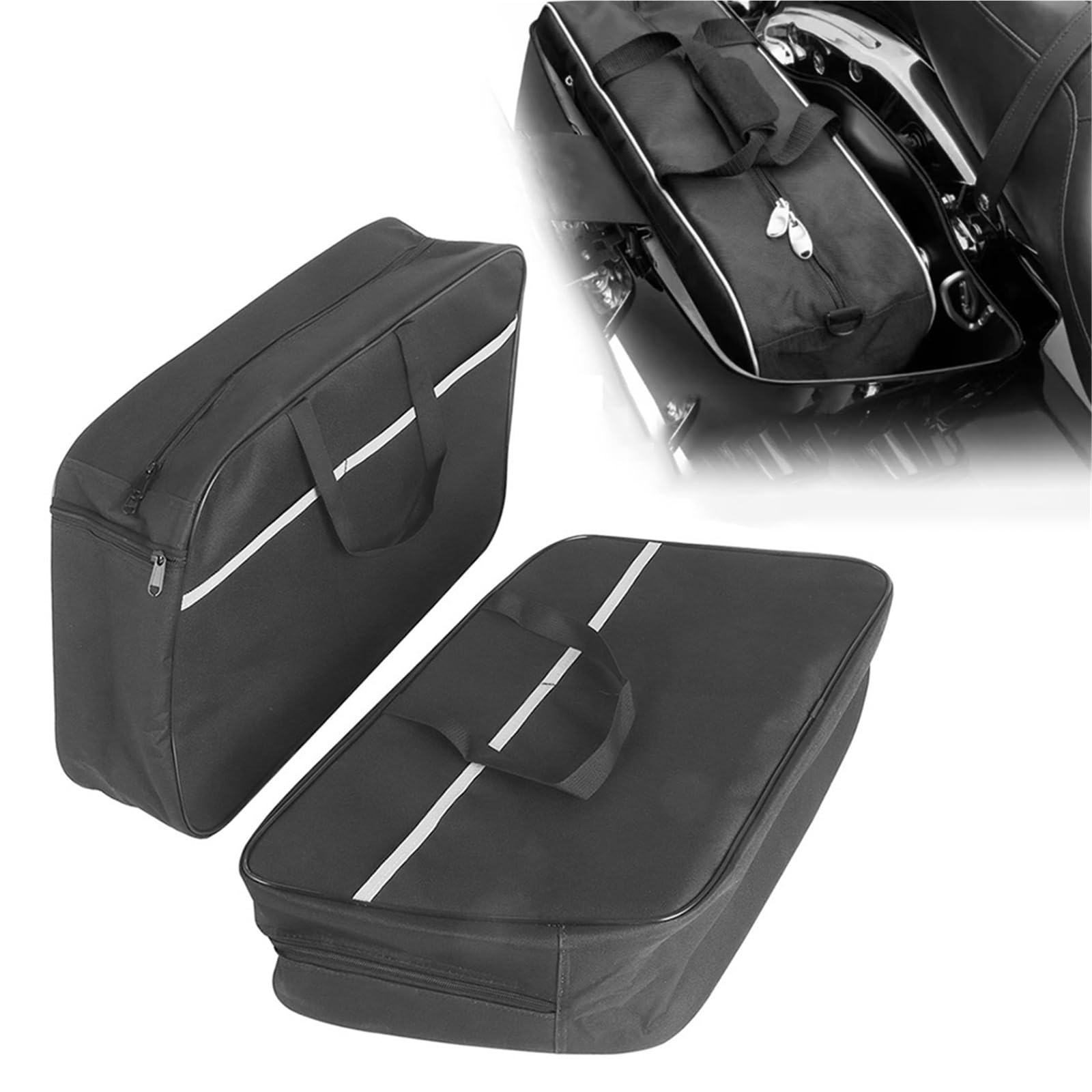 Sacoches de moto de qualité supérieure avec doublure en aluminium pour Victory