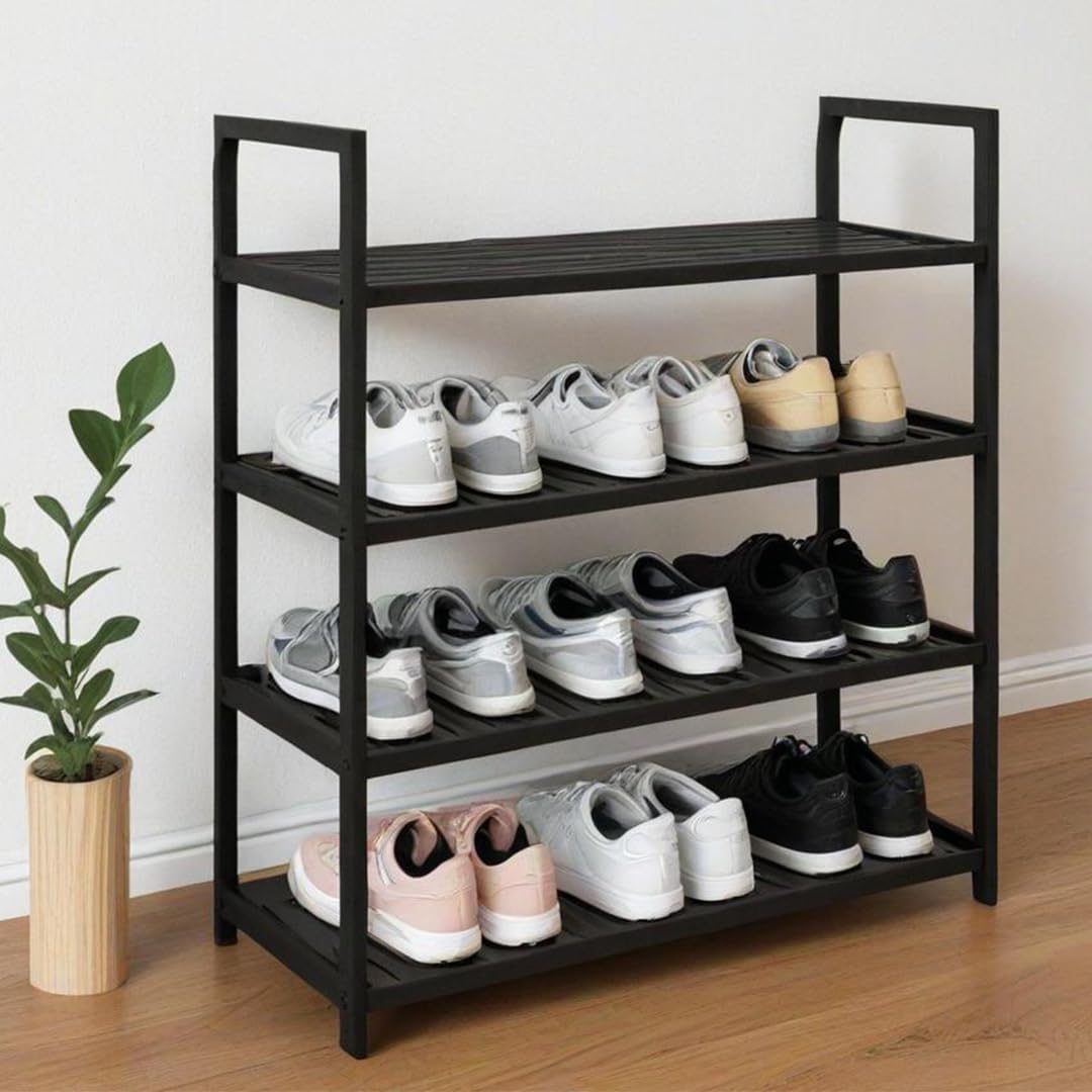 SNKR ESSENTIALS Metal Shoe Rack for Home, Adjustable & Stackable Waterproof Open-Tier Shoe Rack DIY Multi-Purpose Portable Carbon Steel Shoe Stand for Closet Entryway (B0DGXF83SL) Amazon Price History, Amazon Price Tracker