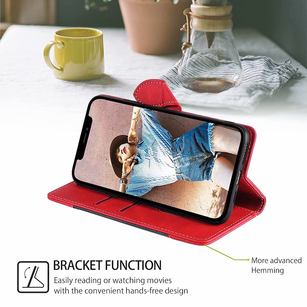 HualuBro Cover Xiaomi Mi 8, Flip Case in PU Pelle Premium