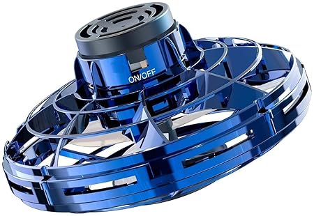 ZINI Enterprises UFO Fingertip Upgrade Flight Gyro Flying Spinner Decompression Toy for Adult and Kids [(Multicolor)]