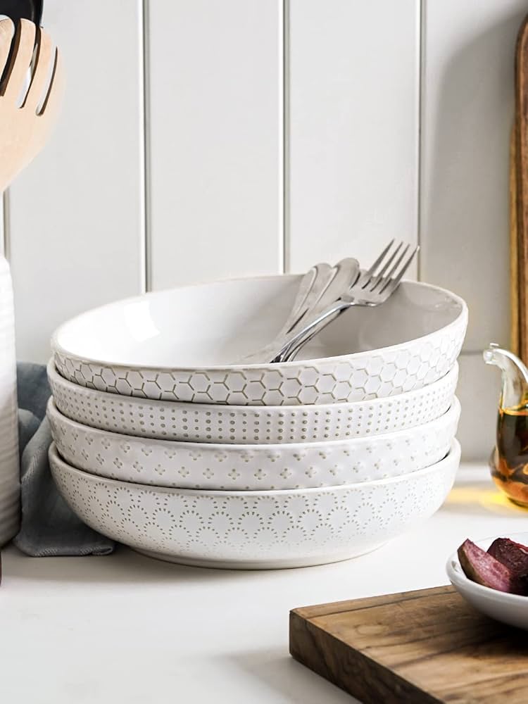 テーブル/チェア SUS PLATE SET Amazon.com | LE TAUCI Dinnerware Sets 16 PCS, Ceramic Plates