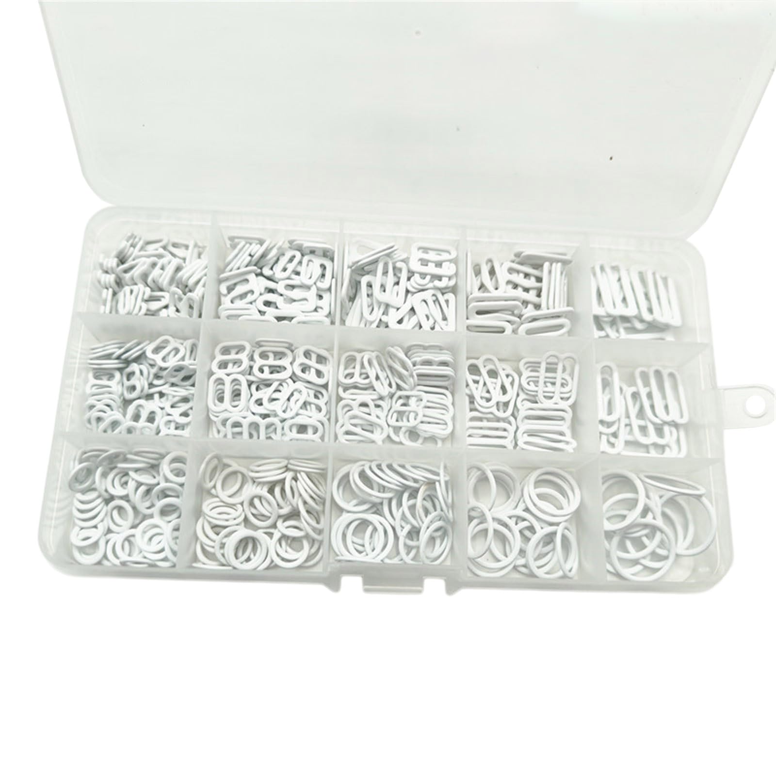 Tsophreniq 450Pieces Bra Buckles Bra Buckles Hook Fasteners for Lingeries Comfortable Lingeries