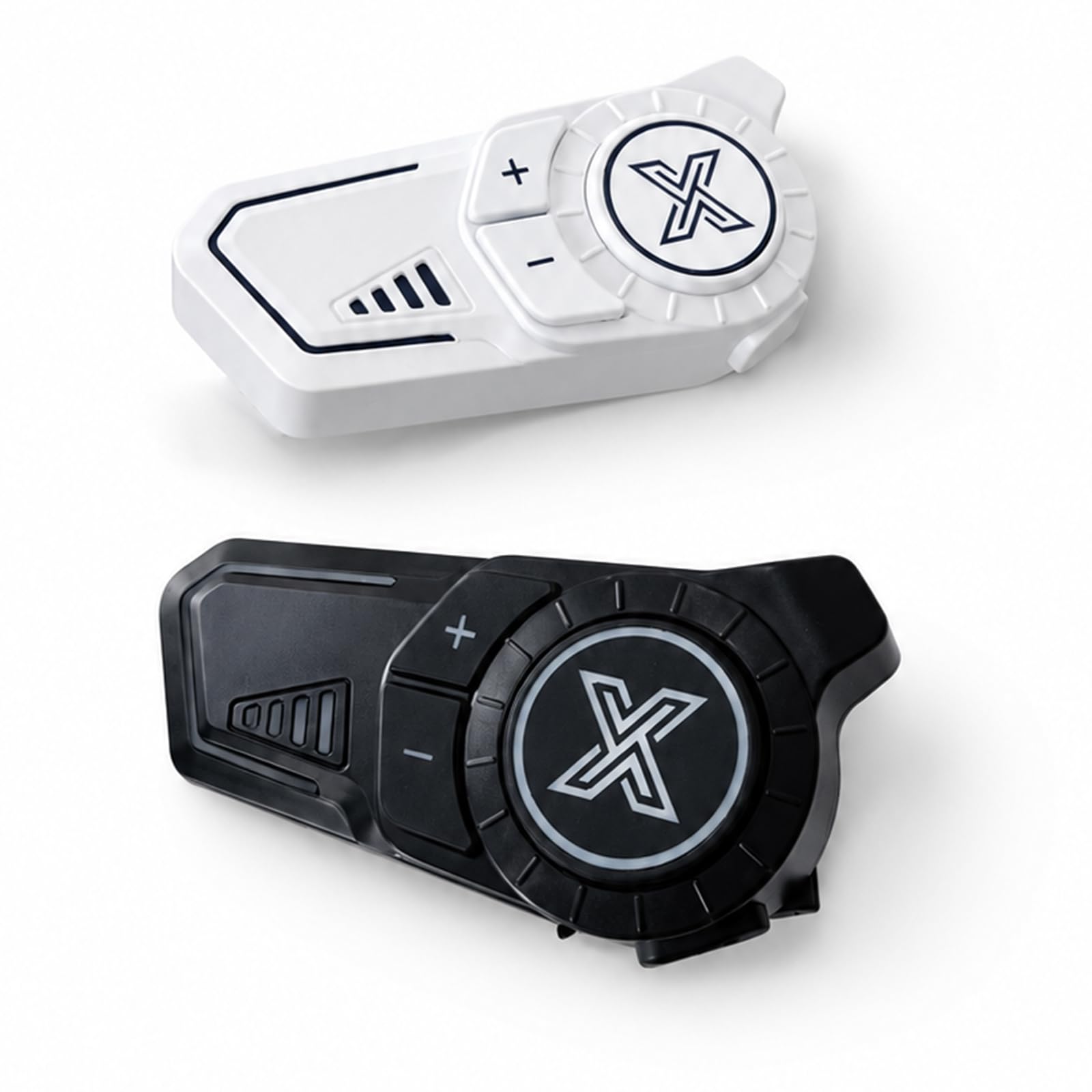 F20Pro - Cuffie per moto, intercom per 2 conducenti fino a 1000 m, Bluetooth 6.1, accoppiamento universale, condivisione musicale, cancellazione del rumore CVC e DSP, IP67, con vivavoce, 2 pezzi