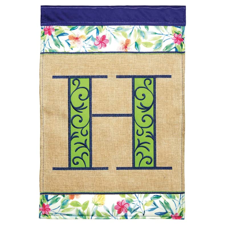 Flg Dapp Monogram H Spring Blap/Prt Garden
