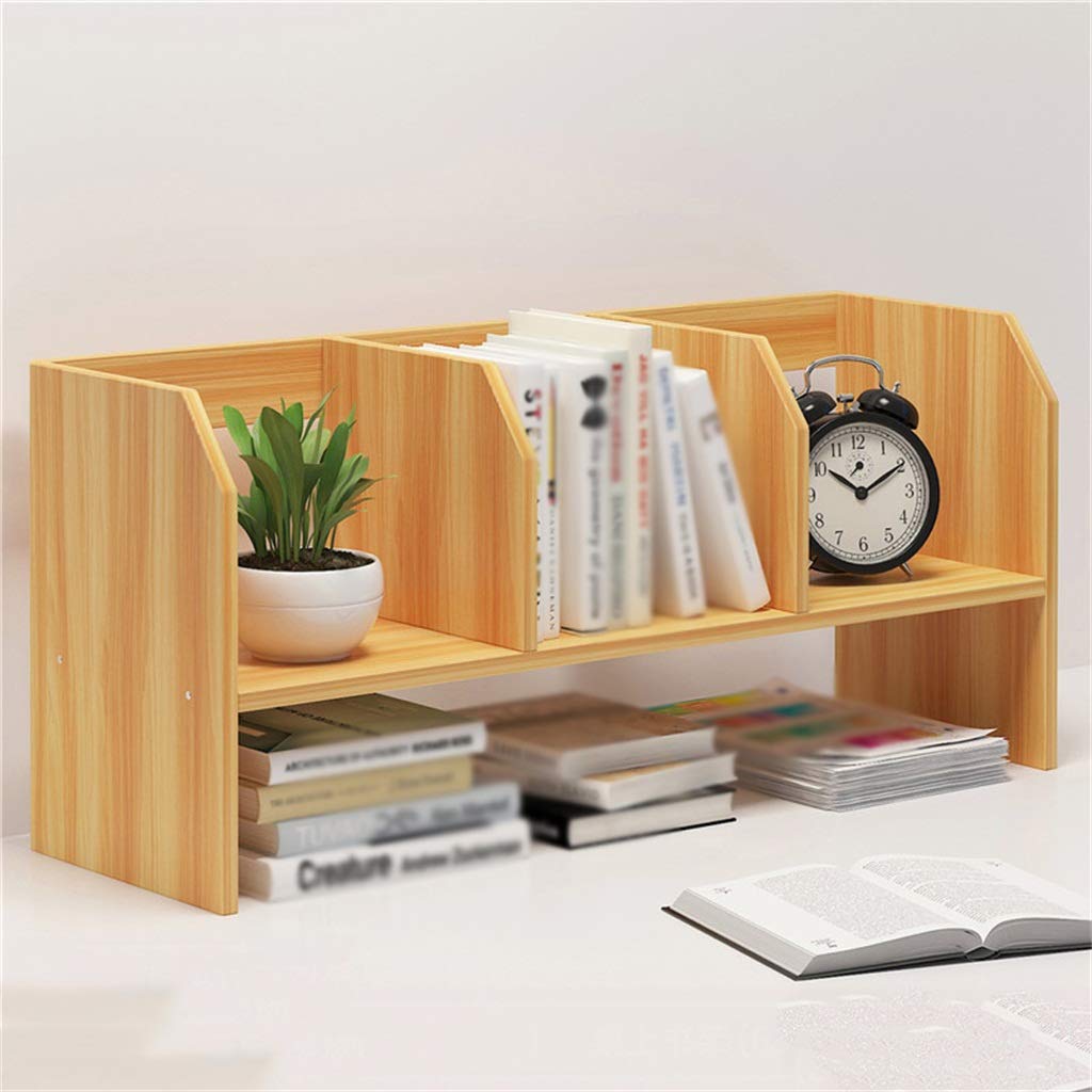 Étagère de rangement en bois 63x17x34cm pour organisateur de bureau