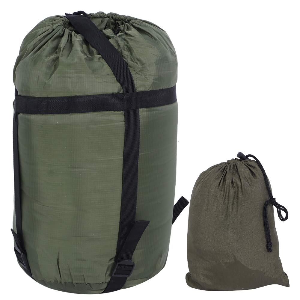 Aramox Hamak Kempingowy Przenośny śpiwór Hamak Tafta Poliestrowa 210T i Nylon 210T Obciążenie 440,9 Lb Wodoodporny, Odpinany Projekt z Kapturem na Kemping Piesze Wycieczki Piknik 32F do 77F