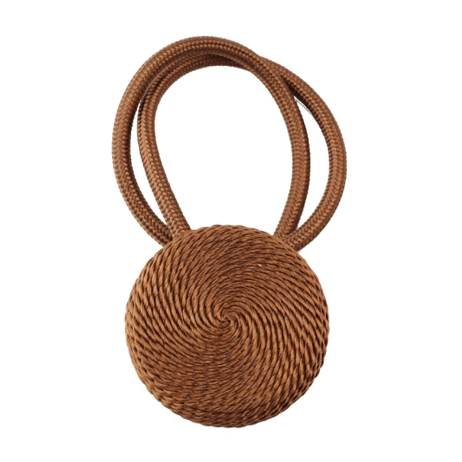 Rideau 2 pièces magnétique Rideau Embrasse Maison décoratif Rideau Boucle Corde Sangle Accessoire Aimant Rideaux Support Boucles