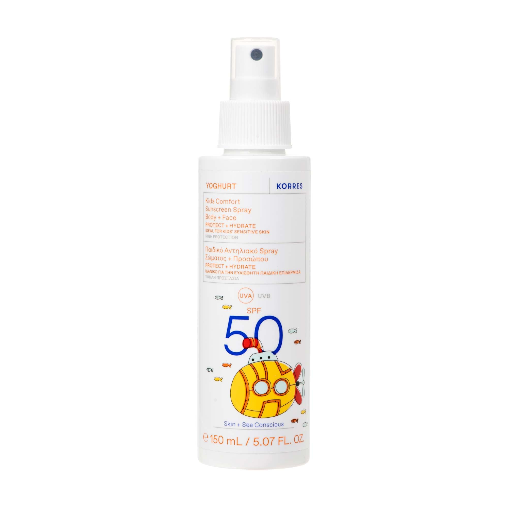 Korres Yoghurt Kids Sunscreen Spray Spf 50 150Ml