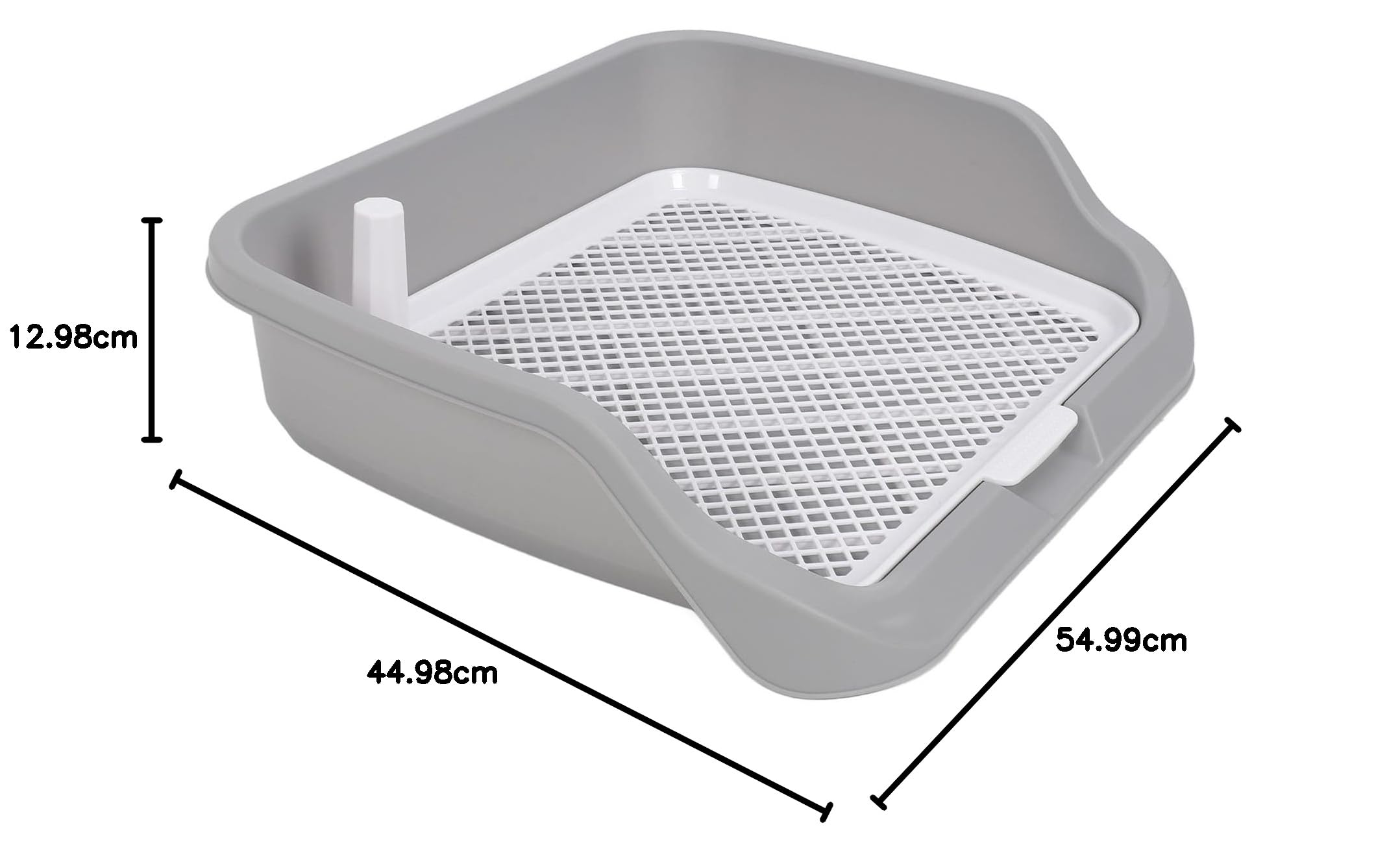 Sxhlseller Soporte de Almohadilla de Entrenamiento para Cachorros de Malla para Mascotas con Decoración Estética para Animales Pequeños, Bandeja Estable para Orinal para Perros para una Fácil