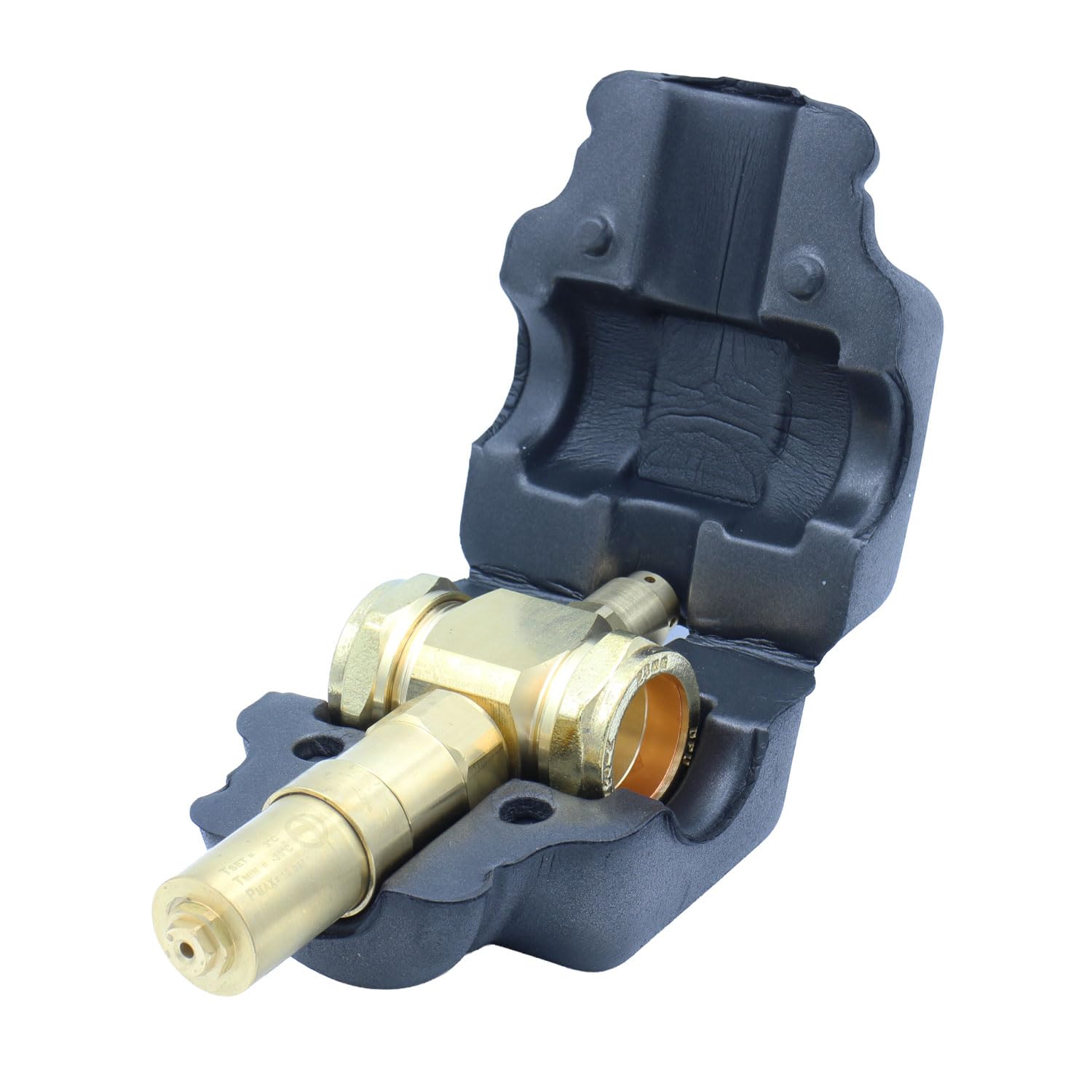 Tesla AFV28 - Valvola antigelo per pompa di calore, 28 x 28 mm, con guscio isolante AFV28SHELL