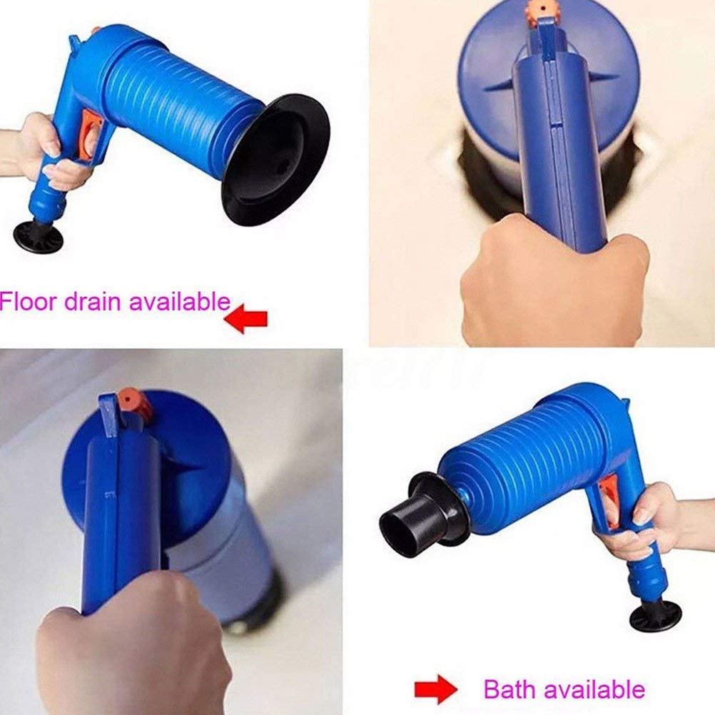 Pistola de presión para desatascador de Tubos de Aire comprimido, de Alta presión, Potente Bomba Manual para desatascar desagües
