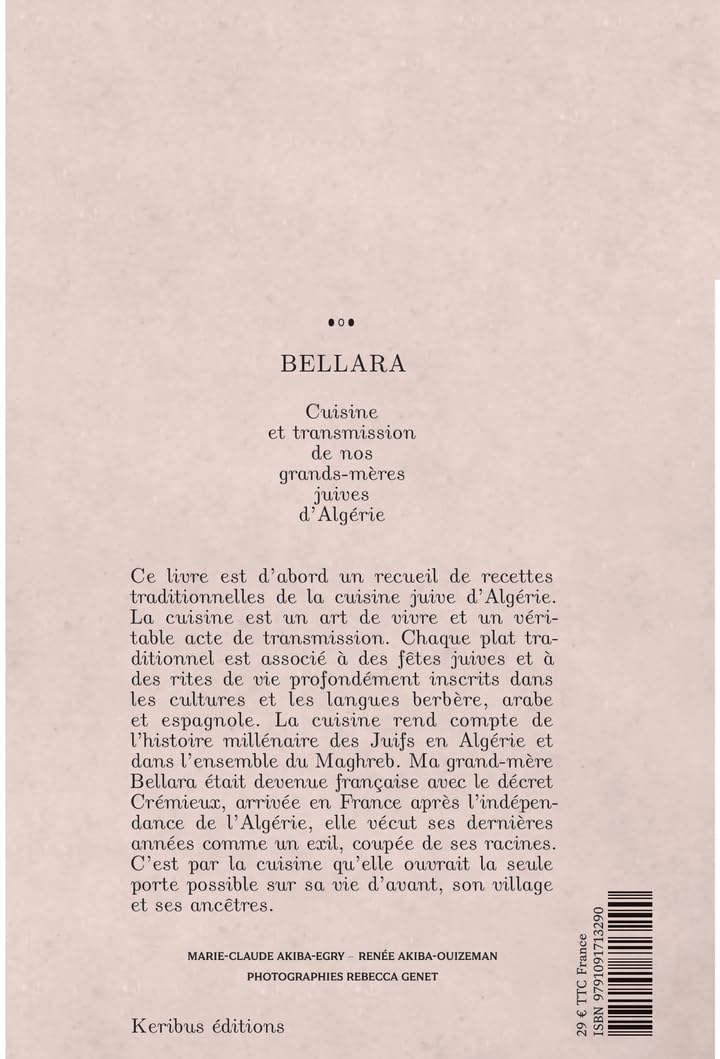 Bellara: Cuisine et transmission de nos grands-mères juives d'Algérie