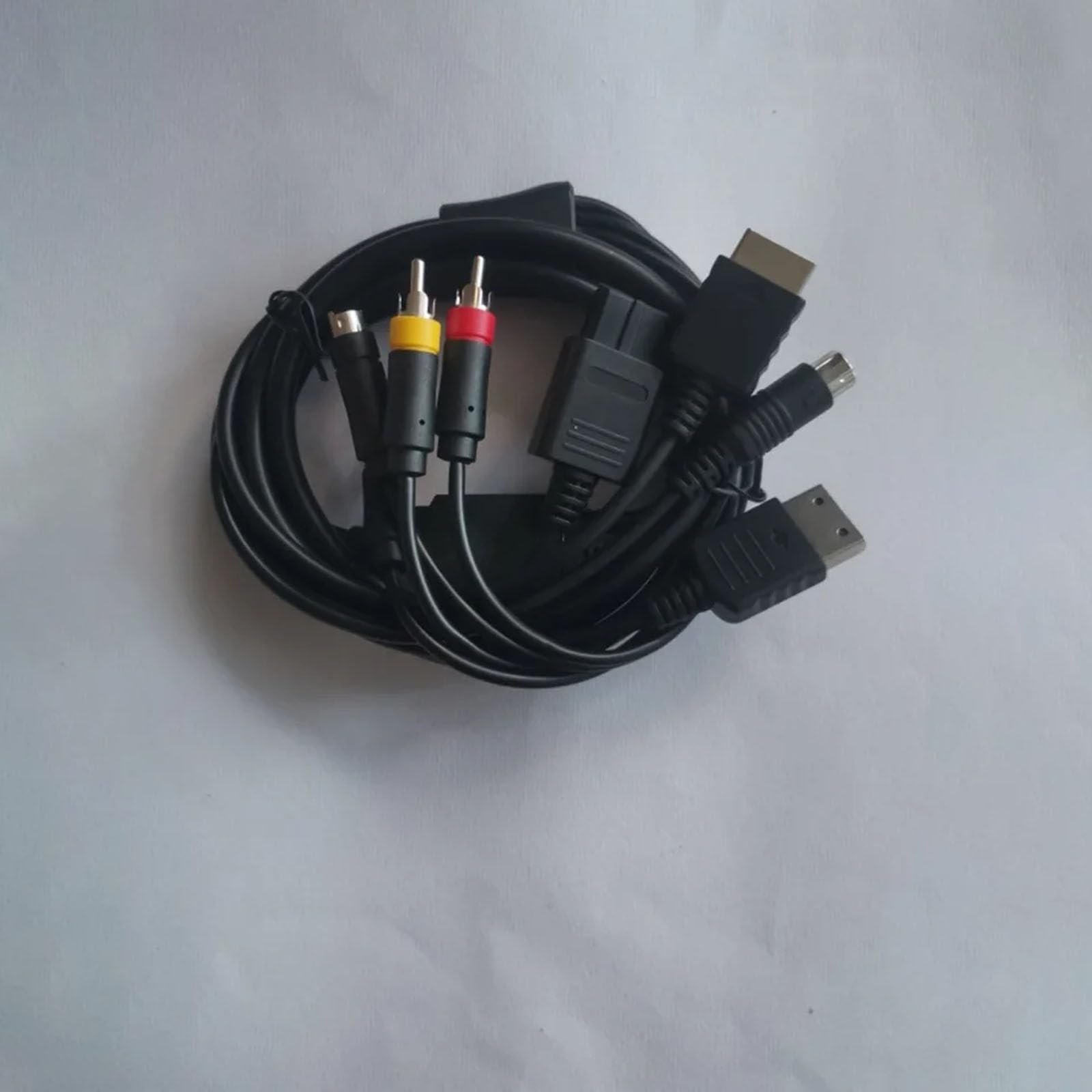 Câble vidéo S multi-en 1 N64 DC128 - Transfert stable pour console de jeu rétro - 1,80 m de long - Cordon AV multi-plateforme